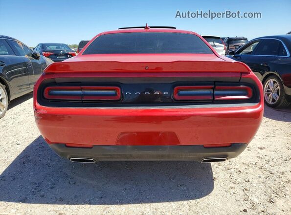 2C3CDZAG9GH264233 2016 DODGE CHALLENGER Красный Вид сзади