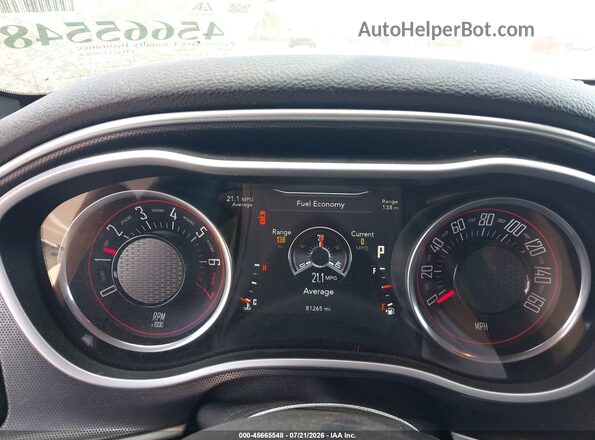2C3CDZAG9GH329937 2016 DODGE CHALLENGER Gray უკანა სავარძლების ხედი