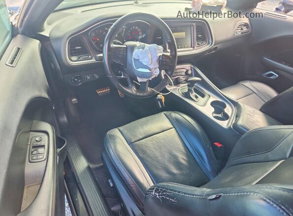 2C3CDZAG9GH353185 2016 DODGE CHALLENGER Black წინა პანელის ხედი