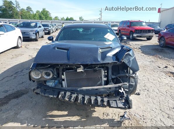 2C3CDZAG9JH178170 2018 DODGE CHALLENGER Blue Вид щитка приладів