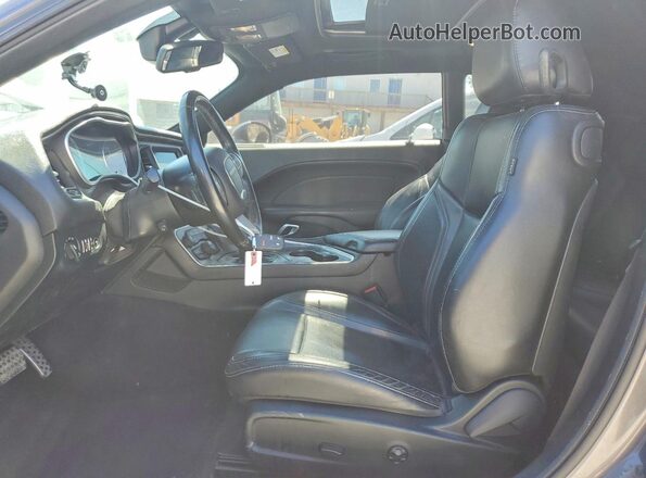 2C3CDZAG9JH276759 2018 DODGE CHALLENGER Gray Вид салону спереду