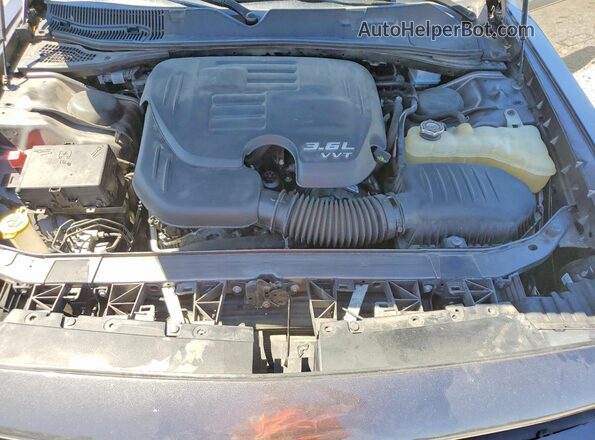 2C3CDZAG9JH276759 2018 DODGE CHALLENGER Gray Вид задньої частини салону