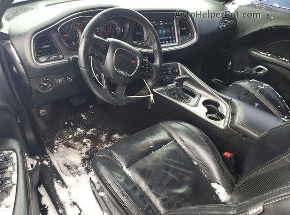 2C3CDZAG9JH296834 2018 DODGE CHALLENGER Black წინა პანელის ხედი