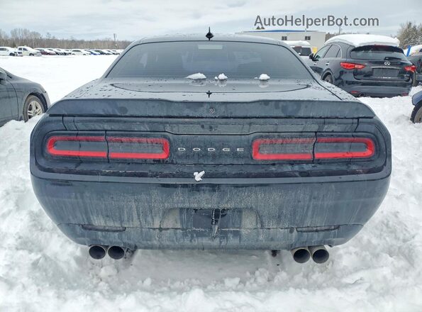 2C3CDZAG9JH296834 2018 DODGE CHALLENGER Black უკანა ხედი