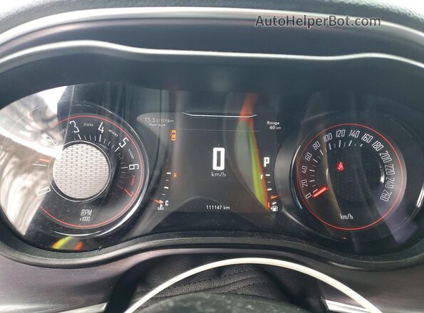 2C3CDZAG9JH296834 2018 DODGE CHALLENGER Black ხელსაწყოთა პანელის ხედი