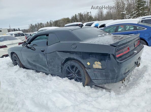 2C3CDZAG9JH296834 2018 DODGE CHALLENGER Black უკანა მარცხენა