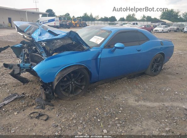 2C3CDZAG9JH333252 2018 DODGE CHALLENGER Blue Vista tres cuartos delantera izquierda