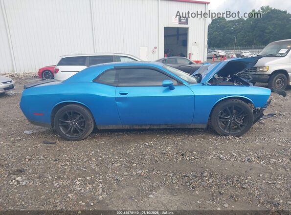 2C3CDZAG9JH333252 2018 DODGE CHALLENGER Blue Vista interior trasera