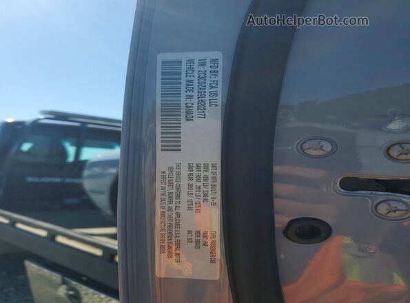 2C3CDZAG9LH202177 2020 DODGE CHALLENGER Gray Вид підкапотного простору