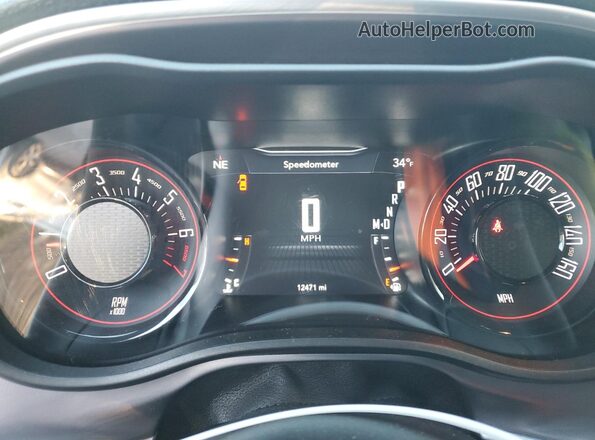2C3CDZAG9LH215219 2020 DODGE CHALLENGER Черный Вид щитка приборов