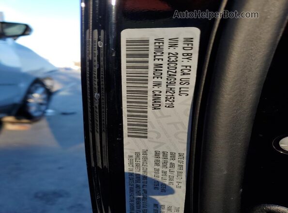 2C3CDZAG9LH215219 2020 DODGE CHALLENGER Черный Вид подкапотного пространства