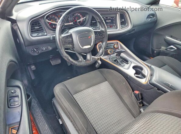 2C3CDZAG9LH243148 2020 DODGE CHALLENGER Orange Widok deski rozdzielczej