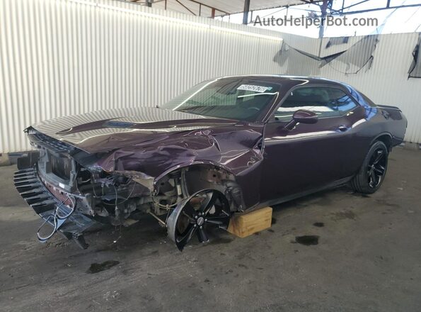 2C3CDZAG9MH564642 2021 DODGE CHALLENGER Фиолетовый Панорамный вид салона 360°
