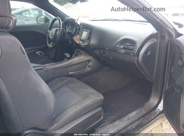 2C3CDZAGXGH200976 2016 DODGE CHALLENGER Черный Вид салона спереди