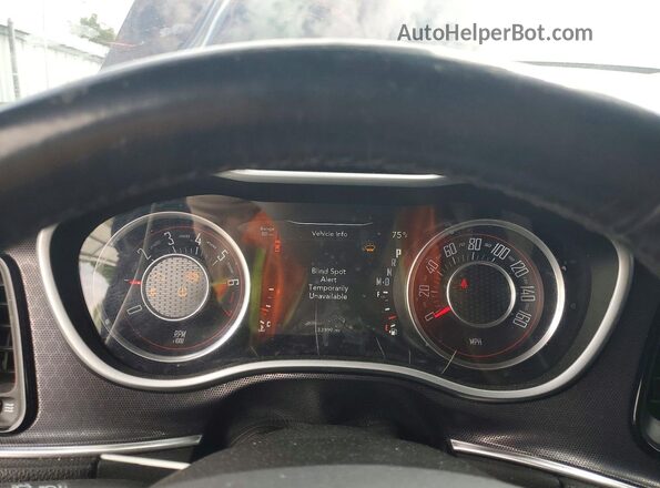 2C3CDZAGXGH202212 2016 DODGE CHALLENGER Black Vista del cuadro de instrumentos