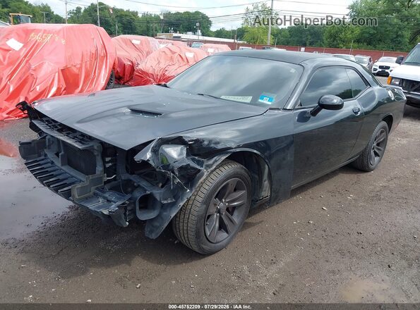 2C3CDZAGXGH274995 2016 DODGE CHALLENGER Black Przód lewy