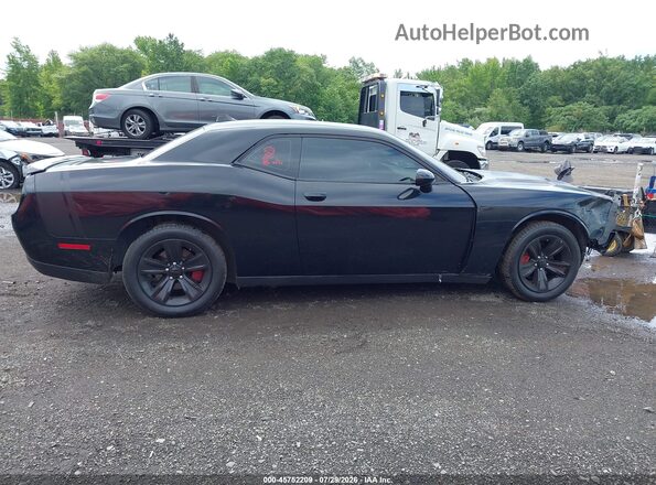 2C3CDZAGXGH274995 2016 DODGE CHALLENGER Black Widok wnętrza z tyłu