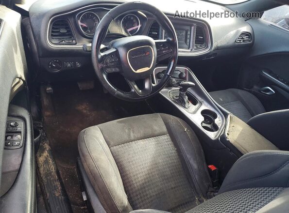 2C3CDZAGXGH280375 2016 DODGE CHALLENGER Black Dashboard view