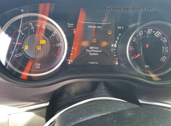 2C3CDZAGXGH338243 2016 DODGE CHALLENGER White Vista del cuadro de instrumentos