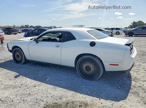 2C3CDZAGXGH338243 2016 DODGE CHALLENGER White Trasero izquierdo