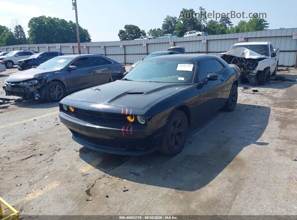 2C3CDZAGXGH338453 2016 DODGE CHALLENGER Черный Передняя левая четверть