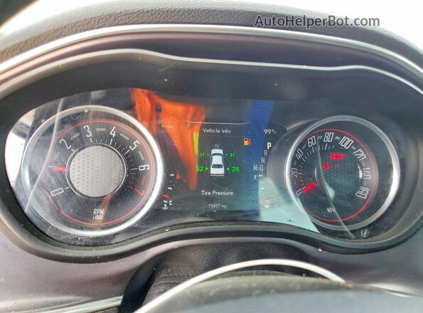 2C3CDZAGXHH501426 2017 DODGE CHALLENGER Gray Vista del cuadro de instrumentos