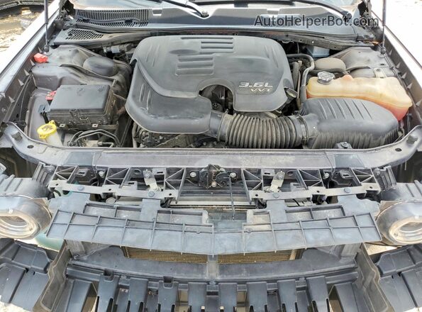2C3CDZAGXHH501426 2017 DODGE CHALLENGER Gray Vista interior trasera