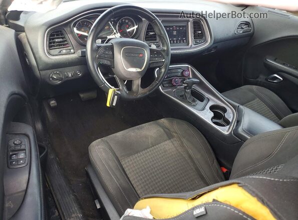 2C3CDZAGXJH171891 2018 DODGE CHALLENGER Black Вид панелі приладів
