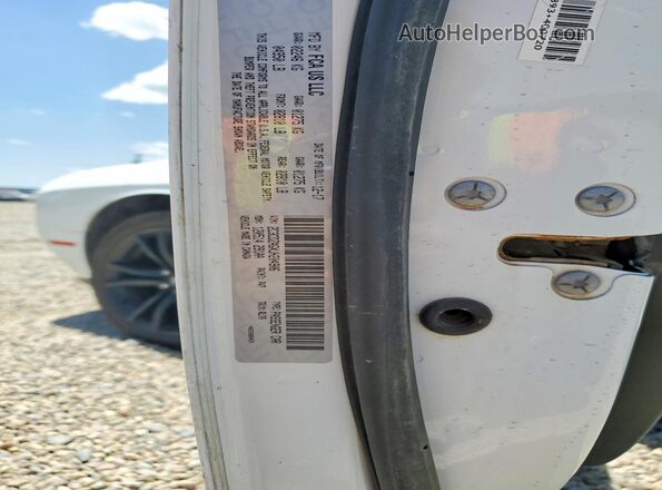 2C3CDZAGXJH204906 2018 DODGE CHALLENGER White Widok komory silnika