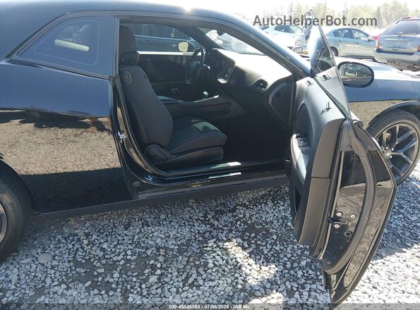 2C3CDZAGXKH632623 2019 DODGE CHALLENGER Black Widok wnętrza z przodu