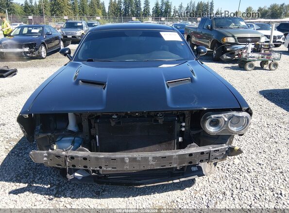 2C3CDZAGXKH632623 2019 DODGE CHALLENGER Black Widok wnętrza z tyłu