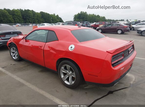 2C3CDZAGXLH104081 2020 DODGE CHALLENGER Красный Задняя левая четверть