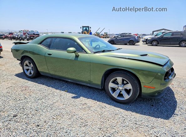 2C3CDZAGXMH506300 2021 DODGE CHALLENGER Зеленый Передняя правая четверть