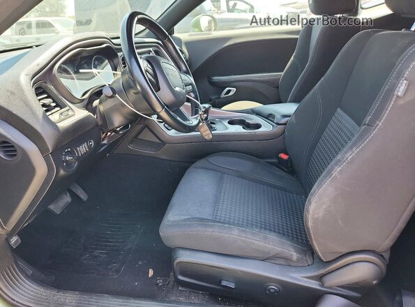 2C3CDZAGXMH506300 2021 DODGE CHALLENGER Зеленый Вид салона спереди