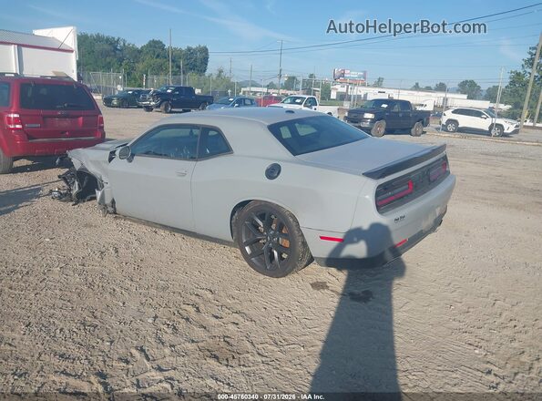 2C3CDZAGXMH604954 2021 DODGE CHALLENGER Gray Trasero izquierdo