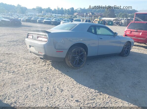 2C3CDZAGXMH604954 2021 DODGE CHALLENGER Gray Trasero derecho