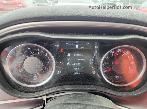 2C3CDZAGXMH630843 2021 DODGE CHALLENGER Silver Instrument cluster view