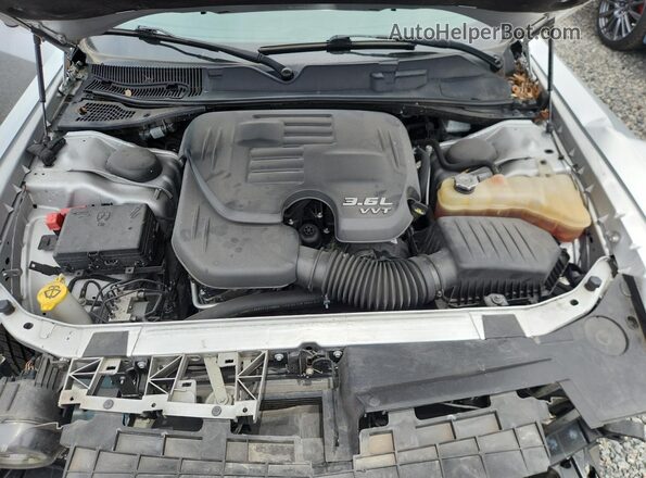 2C3CDZAGXMH630843 2021 DODGE CHALLENGER Silver Rear interior view