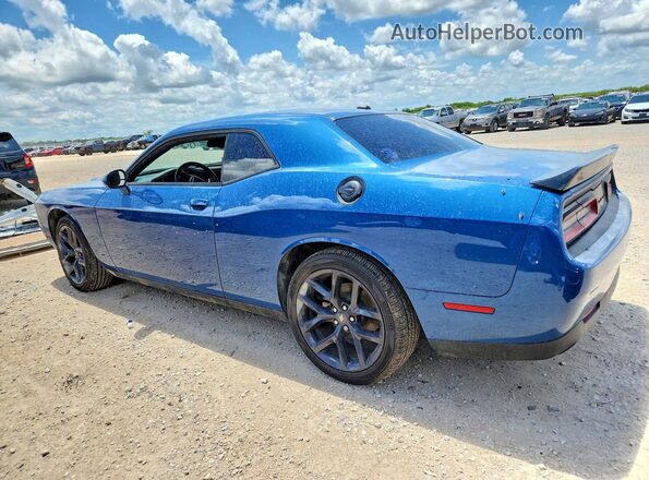 2C3CDZAGXNH214955 2022 DODGE CHALLENGER Blue უკანა მარცხენა