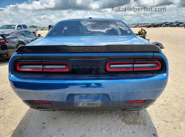 2C3CDZAGXNH214955 2022 DODGE CHALLENGER Blue უკანა ხედი