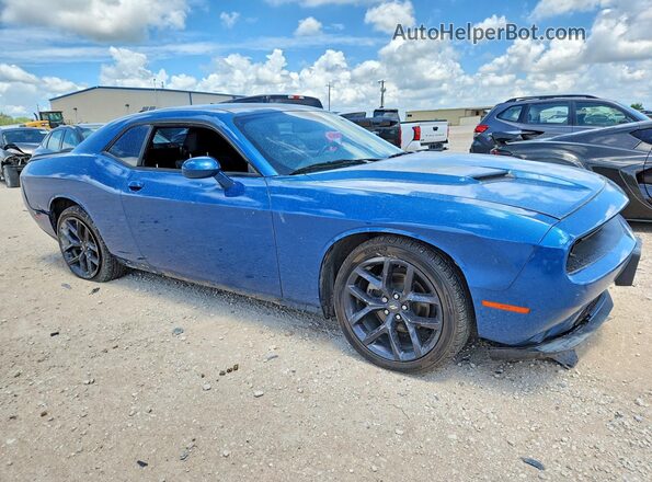 2C3CDZAGXNH214955 2022 DODGE CHALLENGER Blue წინა მარჯვენა