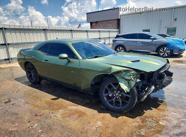 2C3CDZAGXNH263427 2022 DODGE CHALLENGER Green Передня права чверть