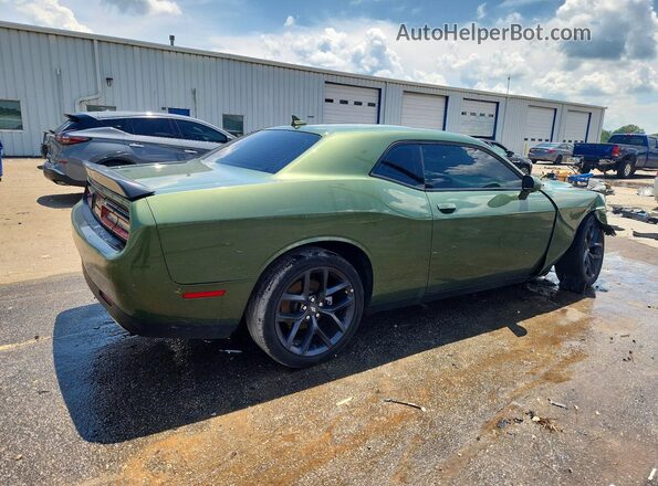 2C3CDZAGXNH263427 2022 DODGE CHALLENGER Green Задня права чверть