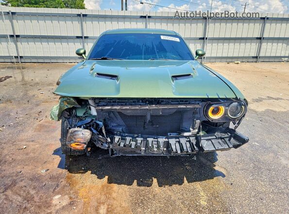 2C3CDZAGXNH263427 2022 DODGE CHALLENGER Green Вид спереду