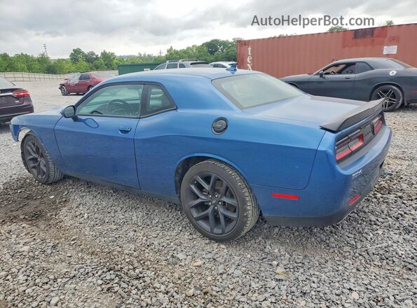 2C3CDZAGXPH554027 2023 DODGE CHALLENGER Blue Հետևի ձախ