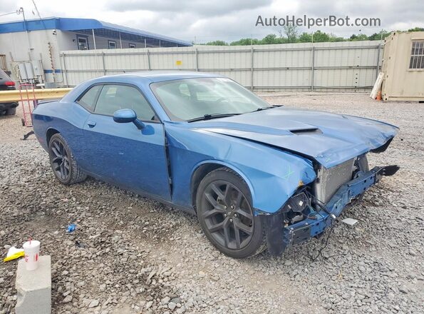 2C3CDZAGXPH554027 2023 DODGE CHALLENGER Blue Առջևի աջ