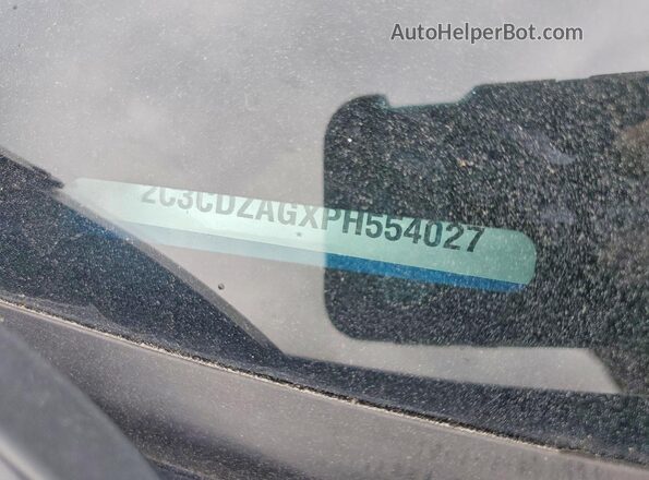 2C3CDZAGXPH554027 2023 DODGE CHALLENGER Blue Շարժիչի բաժամունքի տեսք