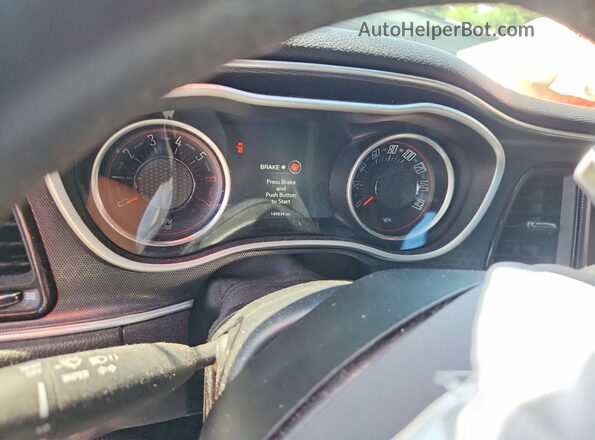 2C3CDZBT0GH226370 2016 DODGE CHALLENGER Белый Вид щитка приборов