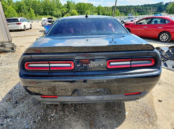 2C3CDZBT0JH155341 2018 DODGE CHALLENGER Black უკანა ხედი