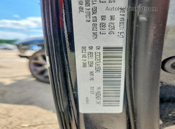 2C3CDZBT0JH155341 2018 DODGE CHALLENGER Black VIN კოდის სტიკერის ხედი